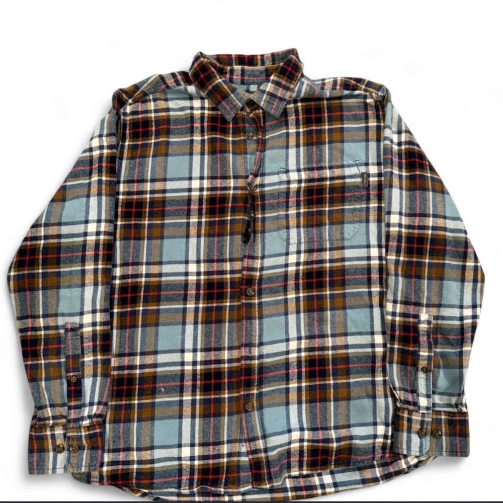 Eddie Bauer Multicolor Plaid Casual Shirt